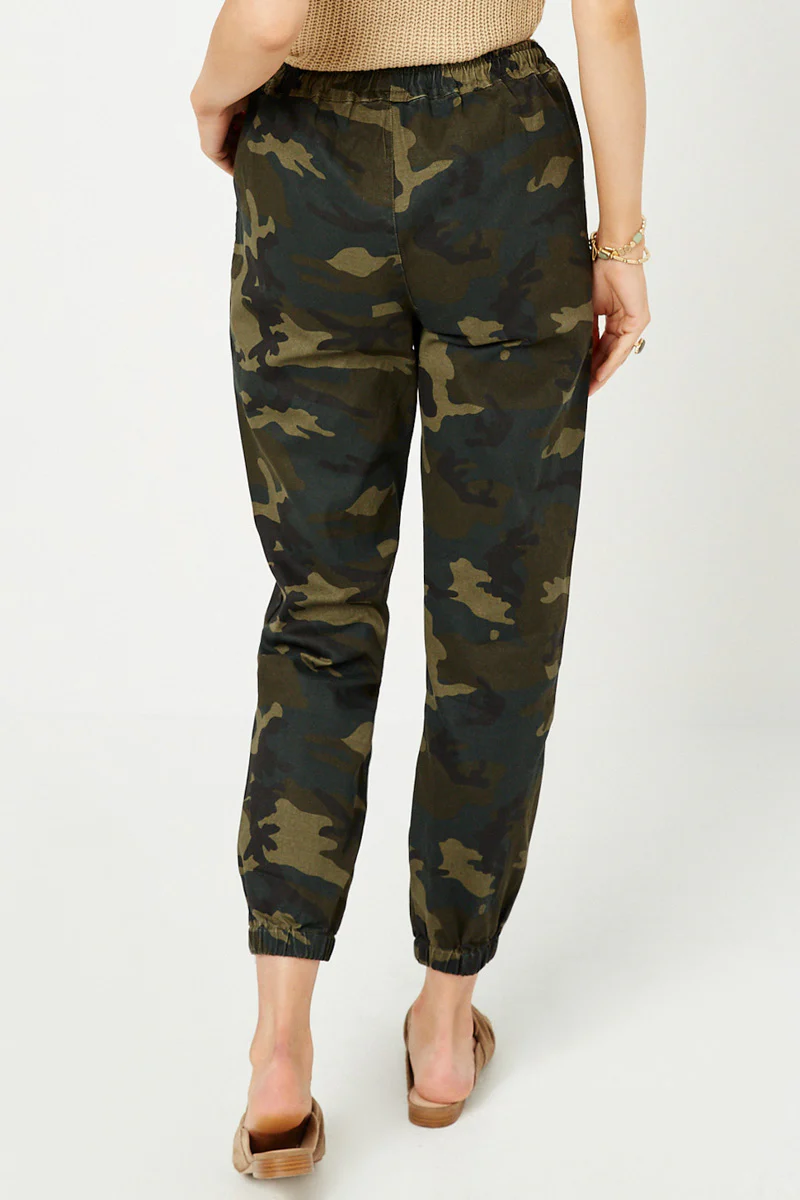Camo Drawstring Jogger Pants - Image 6