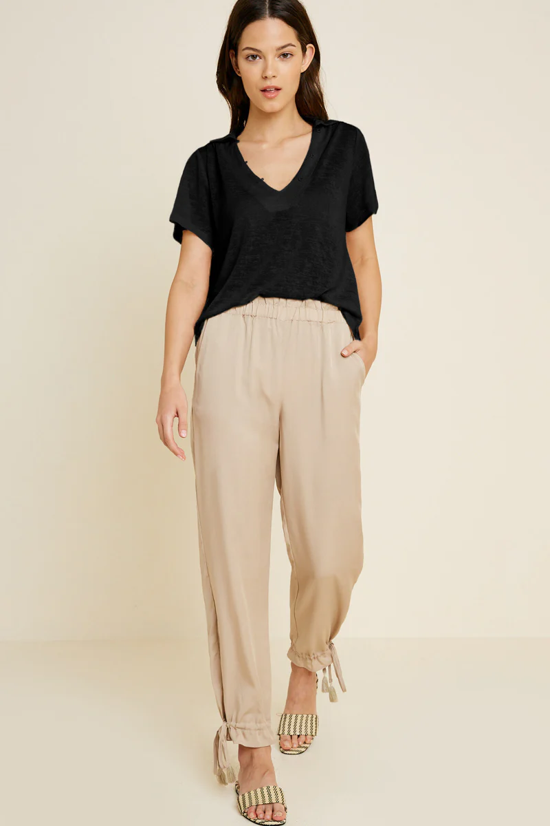 Collared V-Neck Top - Image 3