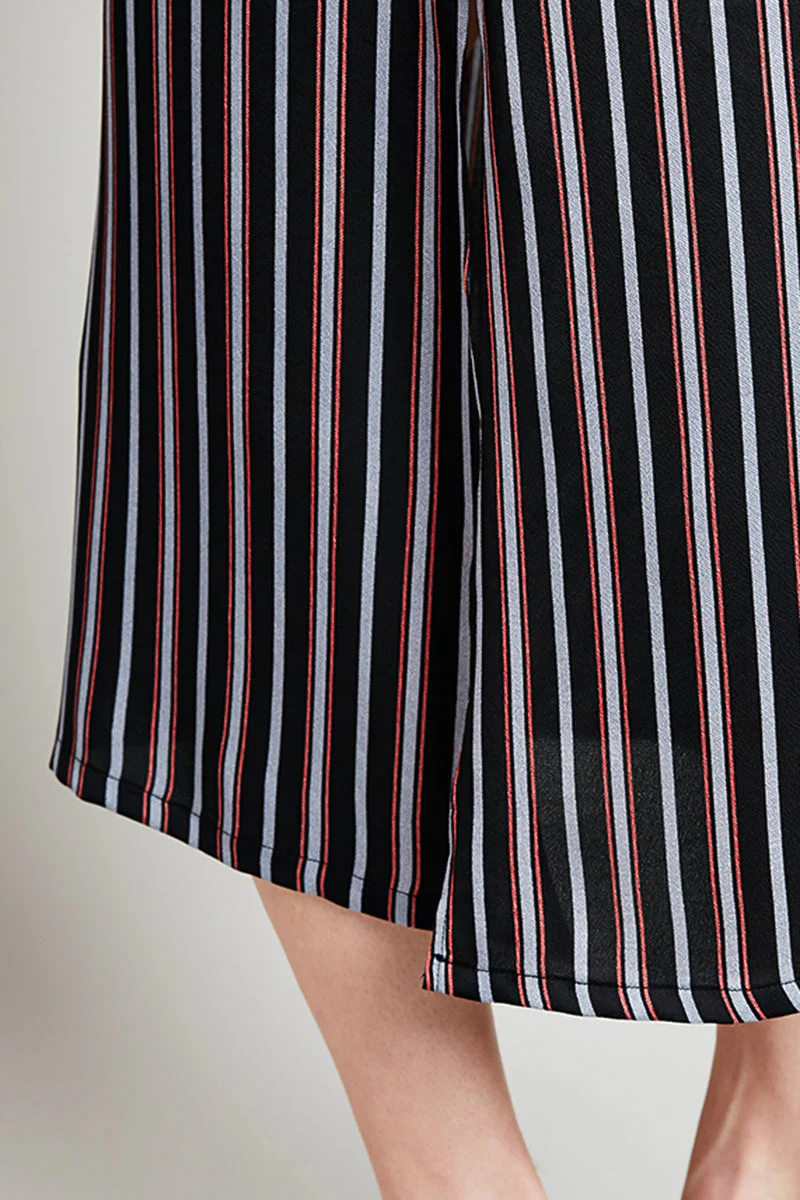 Sleeveless Stripe Midi Dress - Image 5