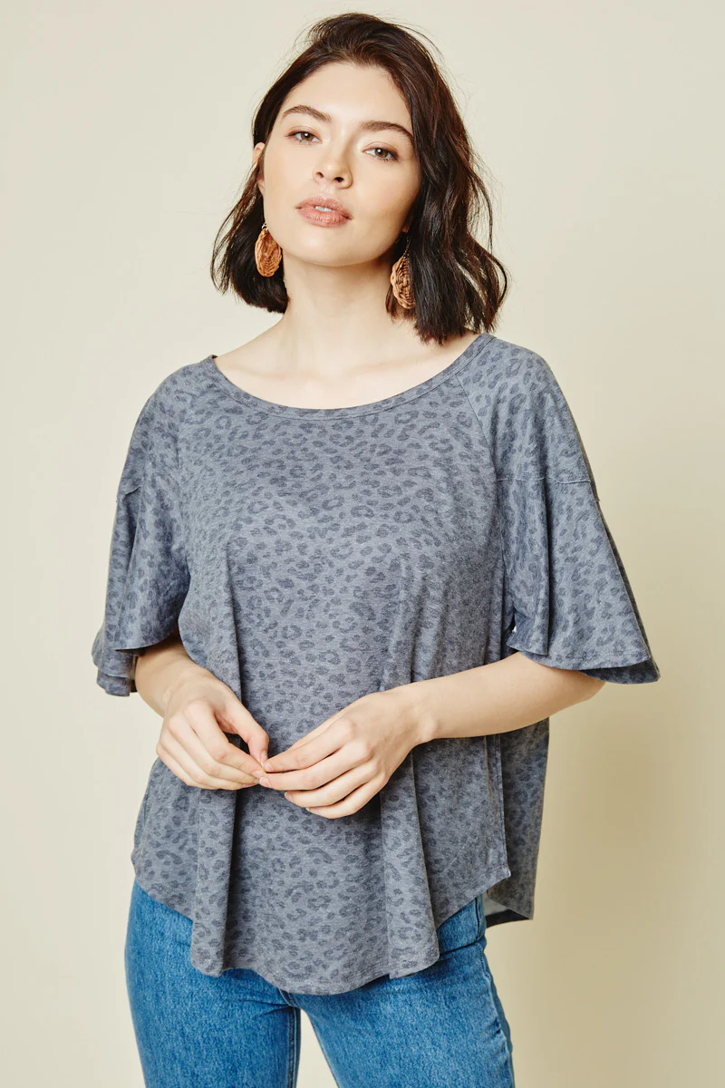 Stone Washed Leopard Tee - Image 5